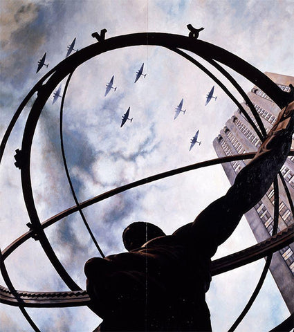 Atlas Black Ornate Wood Framed Art Print with Double Matting by Gipe, L.