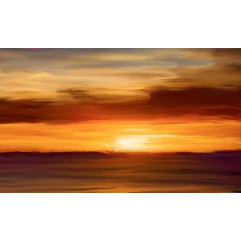 Ocean 2 White Modern Wood Framed Art Print by Linden, Sally