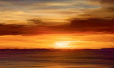 Ocean 2 White Modern Wood Framed Art Print with Double Matting by Linden, Sally