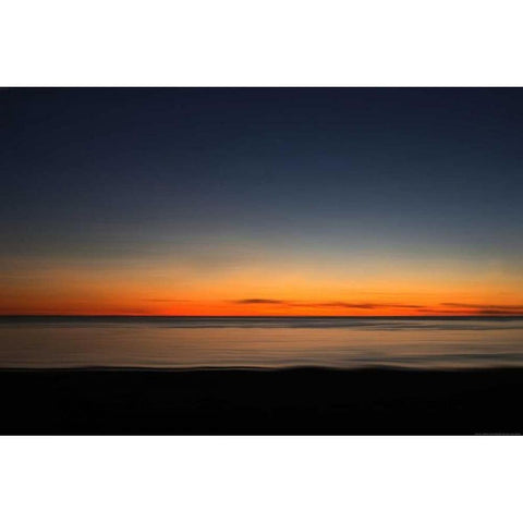 Ocean 7 Black Modern Wood Framed Art Print by Linden, Sally