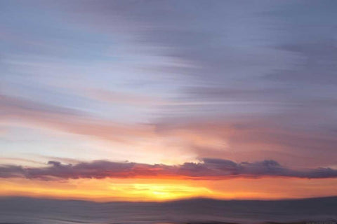 Ocean 8 White Modern Wood Framed Art Print with Double Matting by Linden, Sally