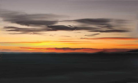 Ocean 10 White Modern Wood Framed Art Print with Double Matting by Linden, Sally