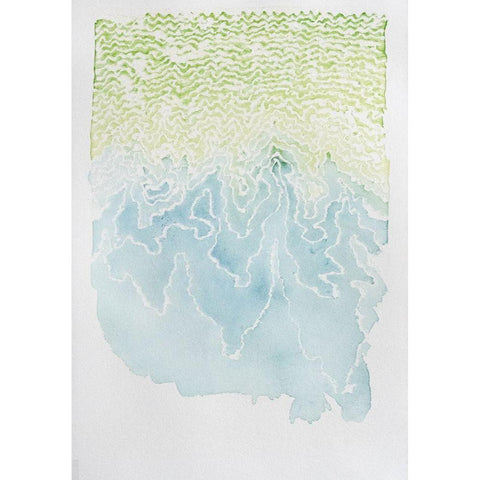 Reaching Black Modern Wood Framed Art Print with Double Matting by Van, Laura