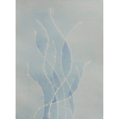 The Flame Black Modern Wood Framed Art Print by Van, Laura