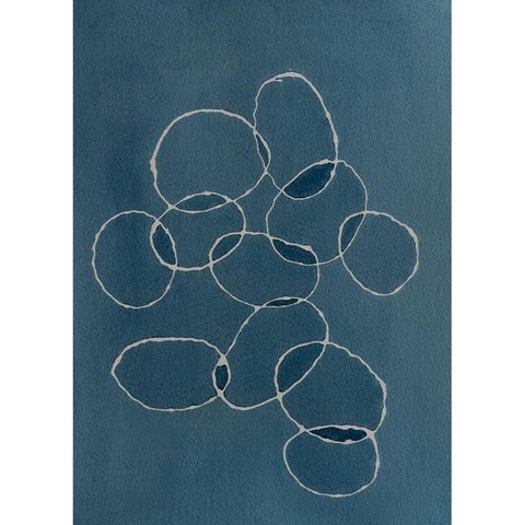 Intersection White Modern Wood Framed Art Print by Van, Laura