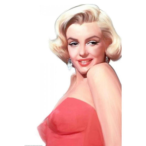 The Flirt White Modern Wood Framed Art Print by Michaels, Jerry