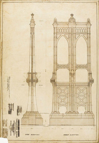 B And T White Modern Wood Framed Art Print with Double Matting by MTA