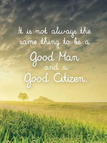 Quote 9 White Modern Wood Framed Art Print with Double Matting by Nobleworks, Inc.