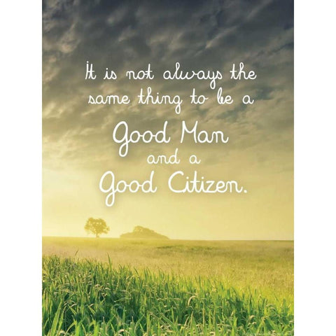 Quote 9 Black Modern Wood Framed Art Print with Double Matting by Nobleworks, Inc.