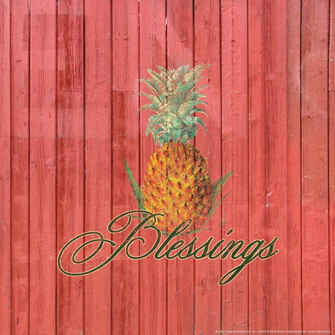 Blessings Black Modern Wood Framed Art Print by Nobleworks, Inc.