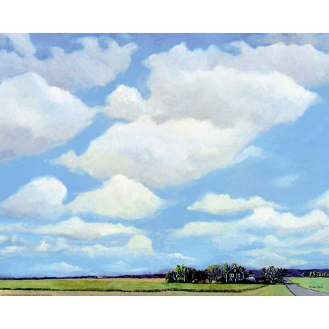 Watermill North Gold Ornate Wood Framed Art Print with Double Matting by Romm, Steven