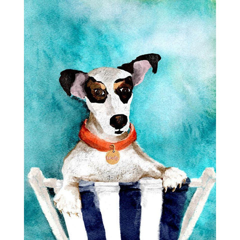 Willa Black Modern Wood Framed Art Print by Sokal, Patti