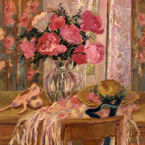 Hats Off Black Modern Wood Framed Art Print with Double Matting by Stevens, Allayn