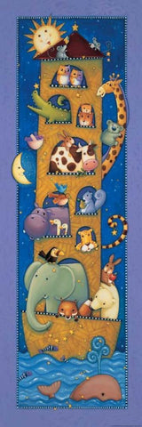 Ark 6 White Modern Wood Framed Art Print with Double Matting by Eisner, Viv