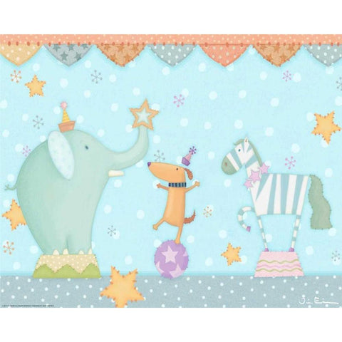 Big Top Black Modern Wood Framed Art Print with Double Matting by Eisner, Viv