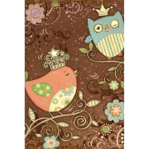 Prince And Princess Gold Ornate Wood Framed Art Print with Double Matting by Eisner, Viv