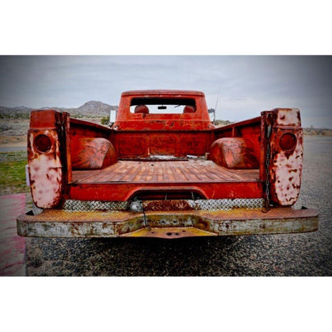 Back End Black Modern Wood Framed Art Print by Vizvary, Susan