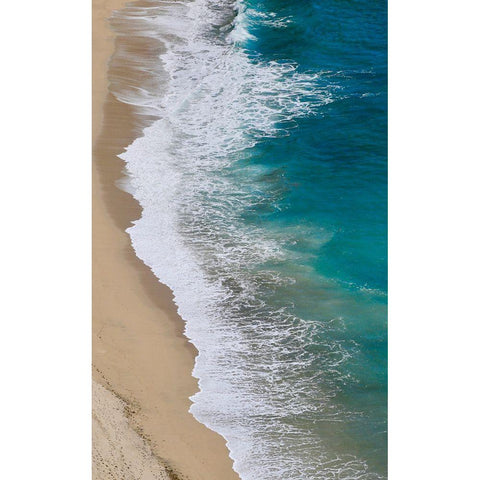 Ocean Ripples Gold Ornate Wood Framed Art Print with Double Matting by Vizvary, Susan