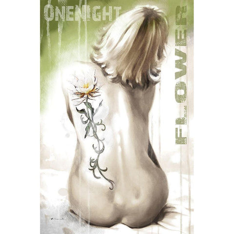 Passion I Gold Ornate Wood Framed Art Print with Double Matting by Warminski