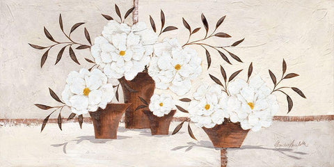 Light Bloom Black Ornate Wood Framed Art Print with Double Matting by Ancilotti, Claudia