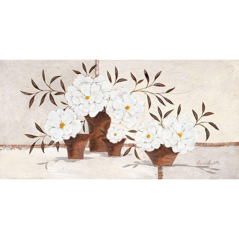 Light Bloom White Modern Wood Framed Art Print by Ancilotti, Claudia