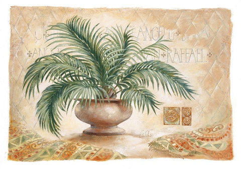 Raffael Black Ornate Wood Framed Art Print with Double Matting by Ancilotti, Claudia
