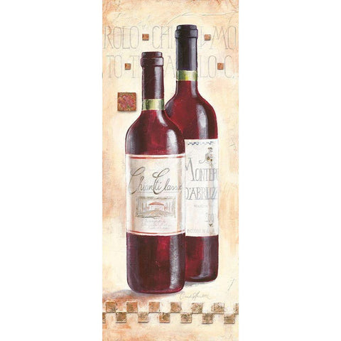 Chianti Classico Black Modern Wood Framed Art Print with Double Matting by Ancilotti, Claudia