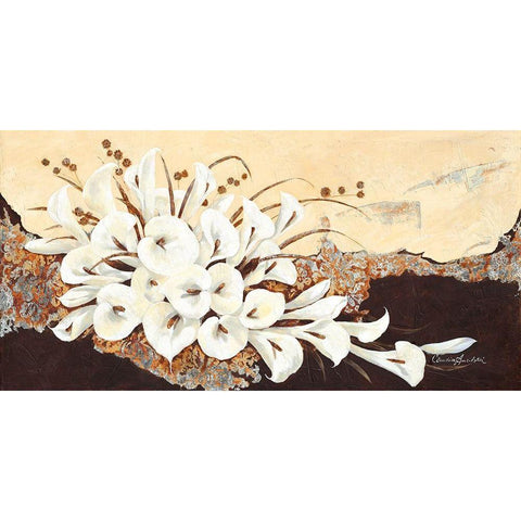 Arabesque Black Modern Wood Framed Art Print by Ancilotti, Claudia