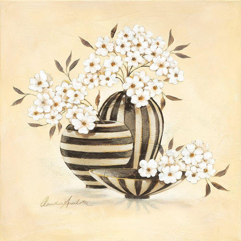 Taormina White Modern Wood Framed Art Print by Ancilotti, Claudia