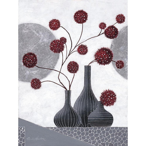 Spitit II Black Modern Wood Framed Art Print by Ancilotti, Claudia