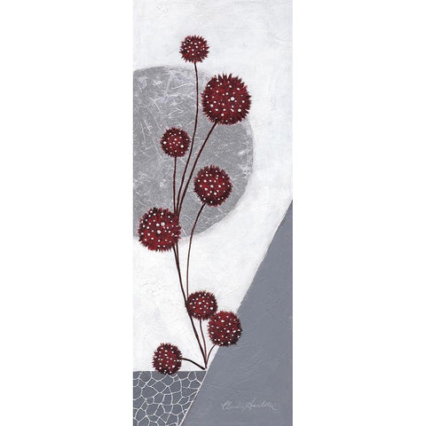 Spirit III Black Modern Wood Framed Art Print with Double Matting by Ancilotti, Claudia