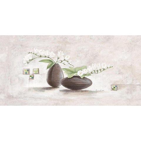 Cassic Green Black Modern Wood Framed Art Print by Ancilotti, Claudia