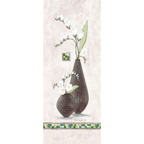 Secret Garden I White Modern Wood Framed Art Print by Ancilotti, Claudia