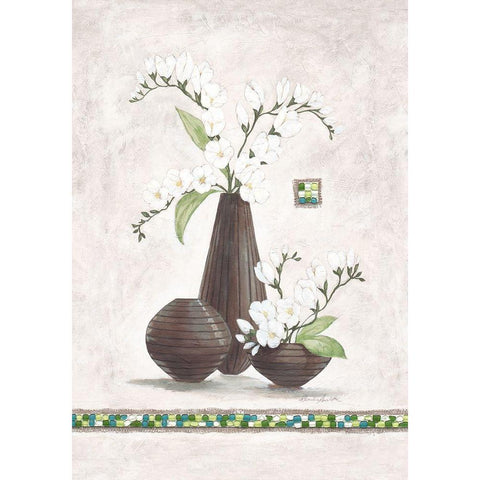 Secret Garden II White Modern Wood Framed Art Print by Ancilotti, Claudia