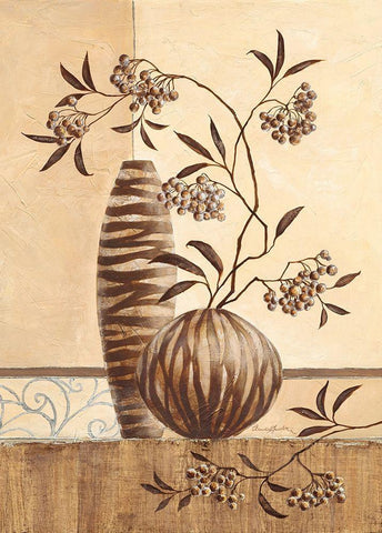 Nairobi Black Ornate Wood Framed Art Print with Double Matting by Ancilotti, Claudia