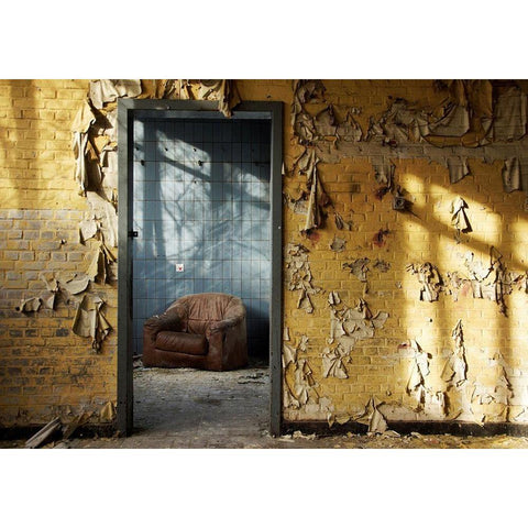 FORGOTTEN HOMES II Gold Ornate Wood Framed Art Print with Double Matting by Carlier, Dick