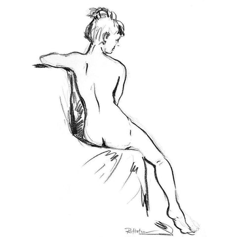 Julie White Modern Wood Framed Art Print by Holzner, Renate