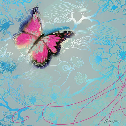 Up And Away White Modern Wood Framed Art Print by Robertson, Marilyn