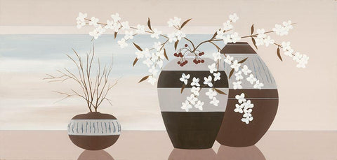 VIew From A Window II Black Ornate Wood Framed Art Print with Double Matting by Sedalia, David