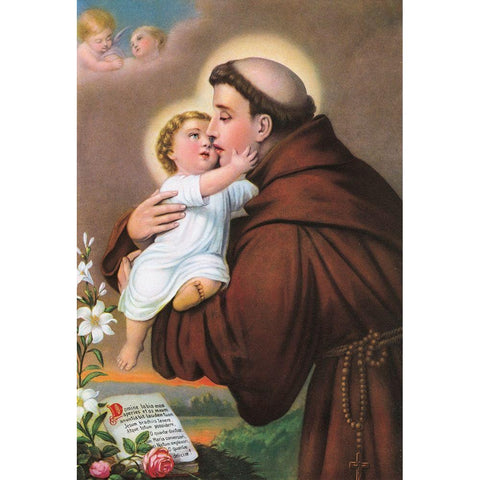 HEILIGER Black Modern Wood Framed Art Print by Anonymous