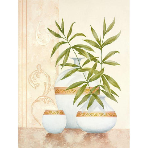 Sheer Elegance II Gold Ornate Wood Framed Art Print with Double Matting by Sedalia, David