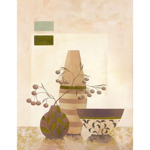 Ambiance I White Modern Wood Framed Art Print by Sedalia, David