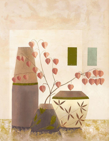 Ambiance II Black Ornate Wood Framed Art Print with Double Matting by Sedalia, David