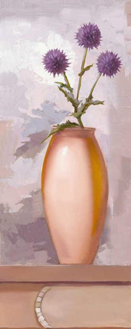 Lilac Kitchen III Black Ornate Wood Framed Art Print with Double Matting by Babichev