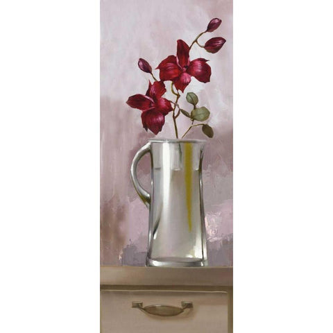 Glasshouse Delight I Black Modern Wood Framed Art Print with Double Matting by Babichev