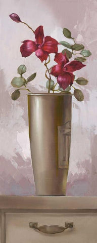 Glasshouse Delight III White Modern Wood Framed Art Print with Double Matting by Babichev