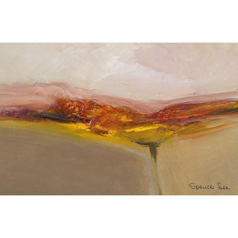 HEAVEN AND EARTH I Black Modern Wood Framed Art Print by Lee, Spencer