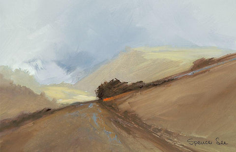 HEAVEN AND EARTH II White Modern Wood Framed Art Print with Double Matting by Lee, Spencer