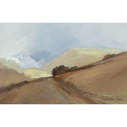 HEAVEN AND EARTH II White Modern Wood Framed Art Print by Lee, Spencer