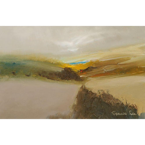 HEAVEN AND EARTH III Black Modern Wood Framed Art Print with Double Matting by Lee, Spencer